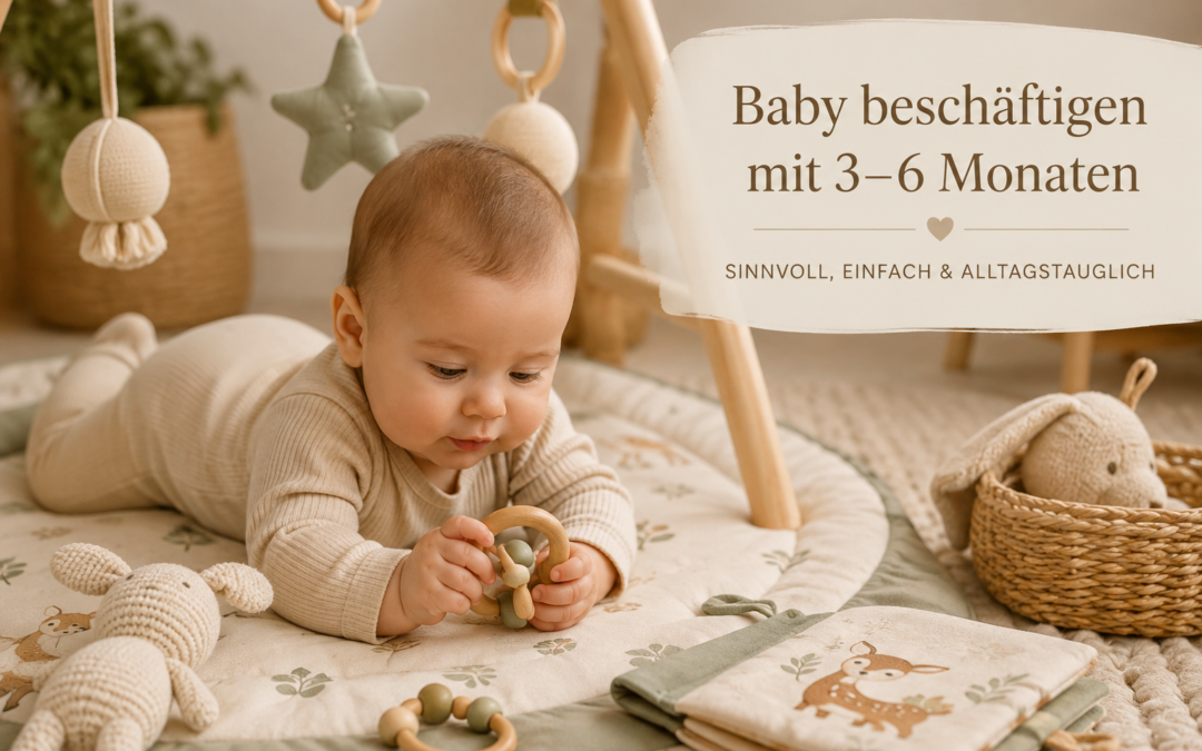 Baby beschäftigen mit 3–6 Monaten: Was wirklich sinnvoll ist