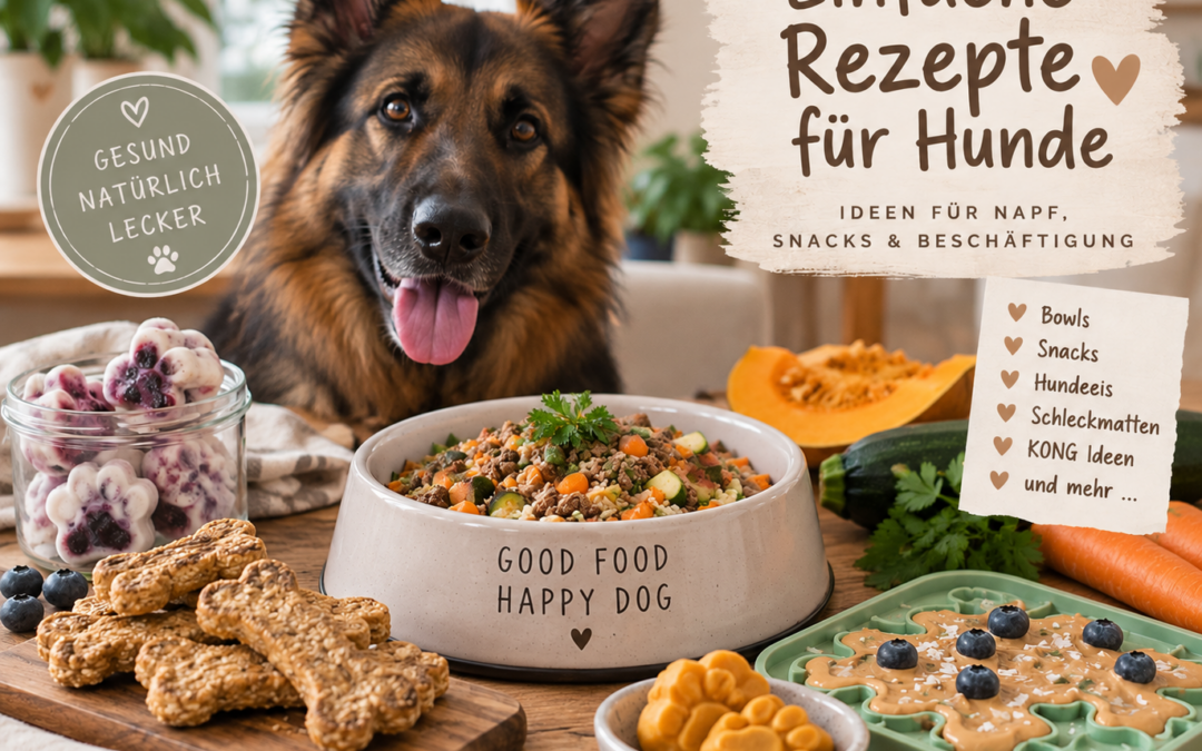 Einfache Rezepte für deinen Hund – Ideen für Napf, Snack & Beschäftigung